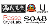 弐黒堂・RUMBLE・urbanism・S.O.A.B・Rosso Style Lab