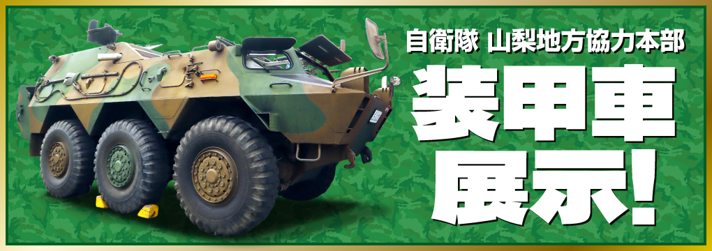 陸上自衛隊 装甲車 展示！