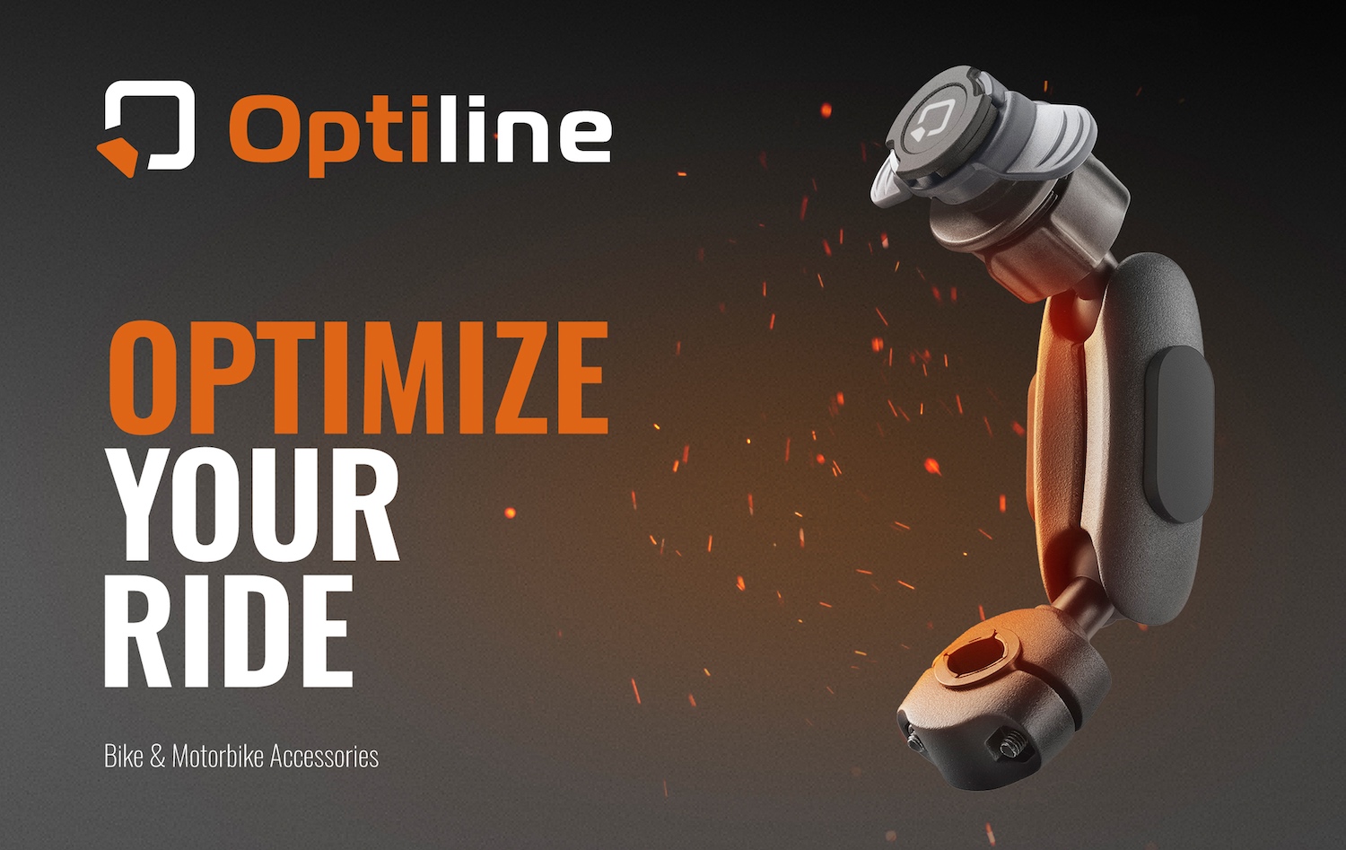 振動軽減対応のスマホホルダーOptiline(オプティライン)イタリアから初