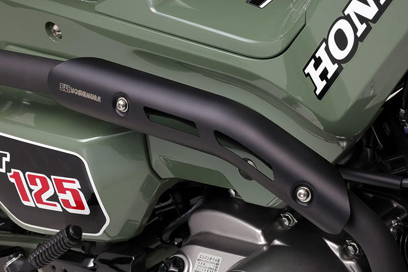ヨシムラジャパンよりミリタリーテイストのCT125マフラーが登場です 