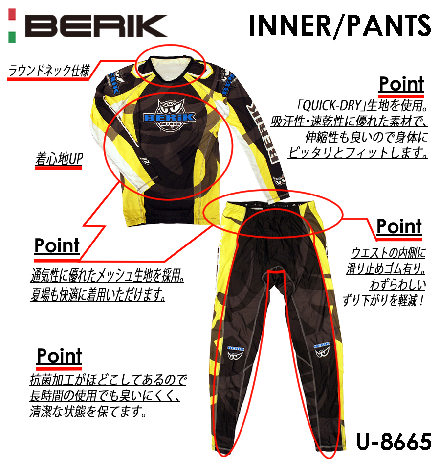 BERIK RACING INNER ベリックレーシングインナー｜２りんかん