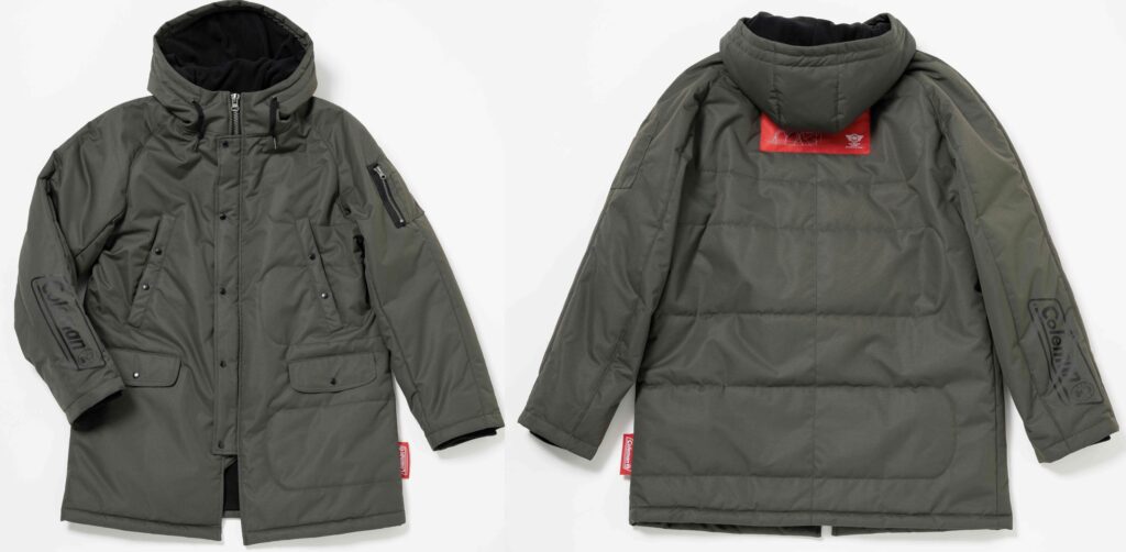 米国アウトドアブランド Coleman コラボ【着るテント】防風防寒バイク 