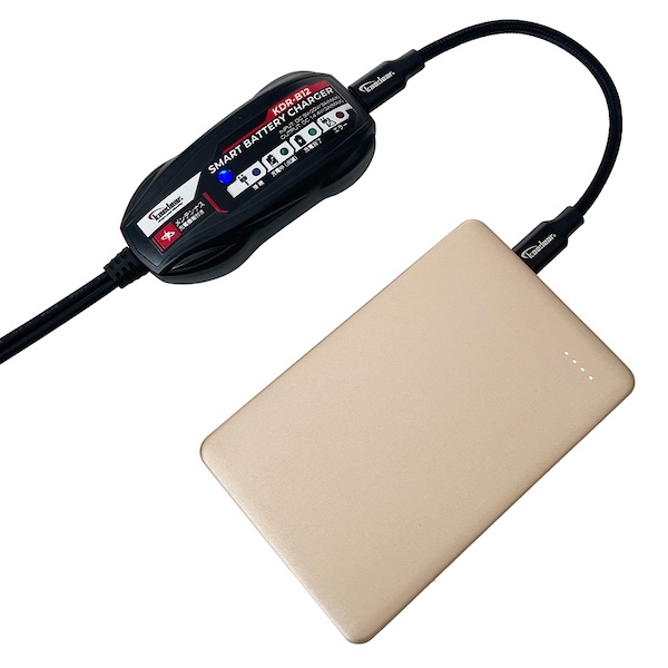 Kaedearカエディア｜スマートバッテリーチャージャー｜KDR-B12｜２りんかん