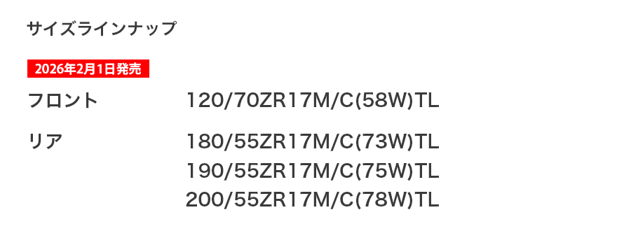 BATTLAX RACING STREET RS12｜２りんかん