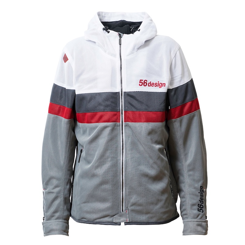 56design RETRO BORDER MESH PARKA｜２りんかん