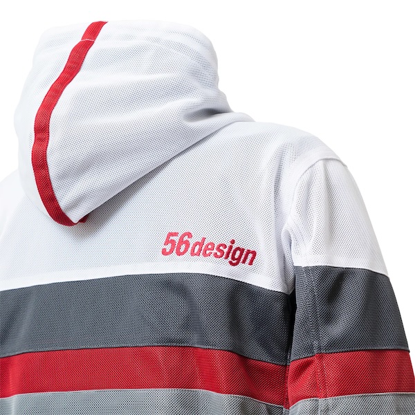 56design RETRO BORDER MESH PARKA｜２りんかん