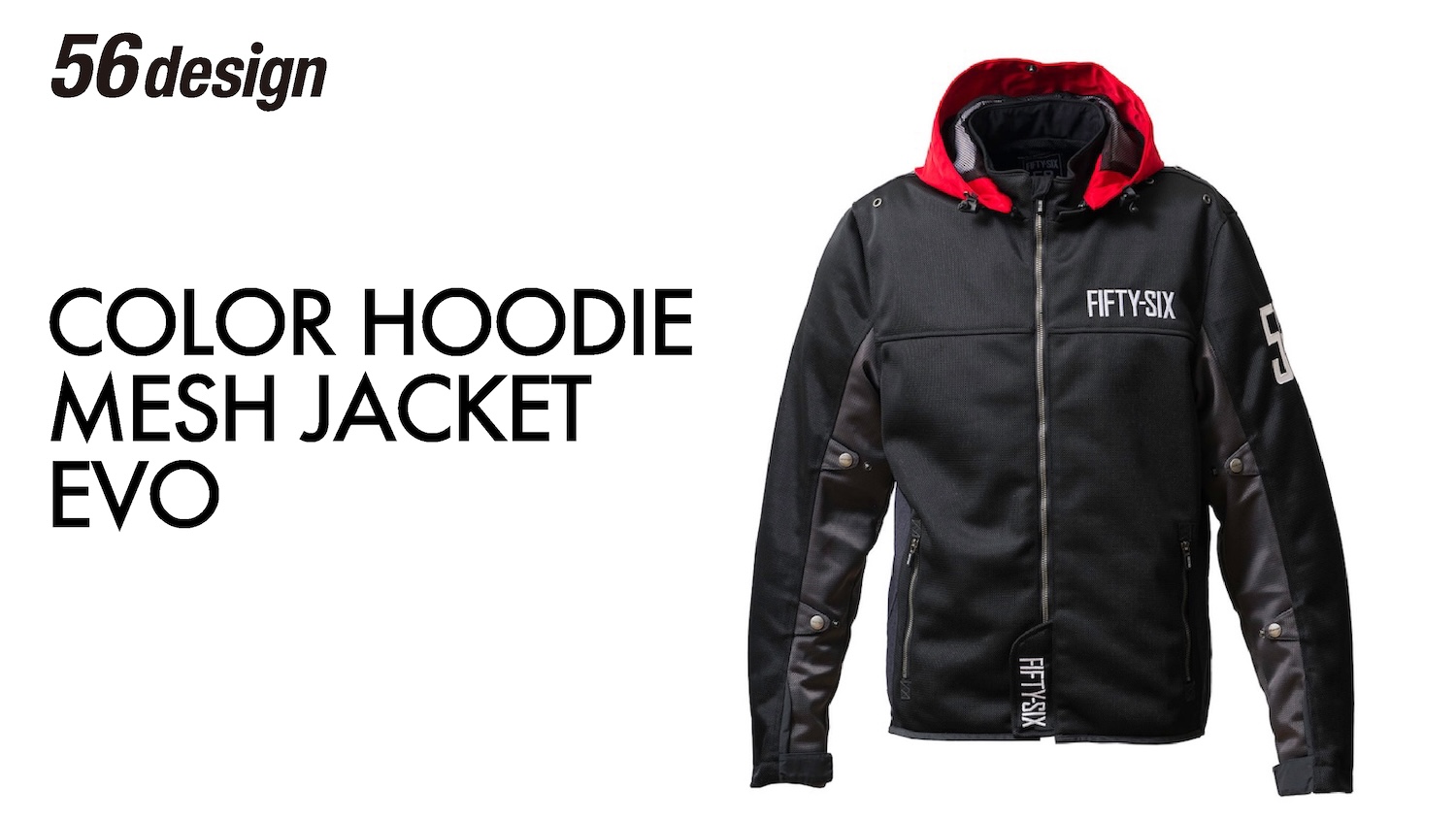 進化した夏の定番【56design COLOR HOODIE MESH JACKET EVO】 | 2