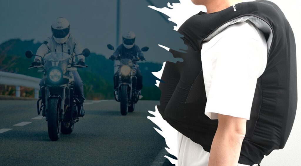 Taichi_バイク用ベストタイプエアバッグT-SABE｜２りんかん