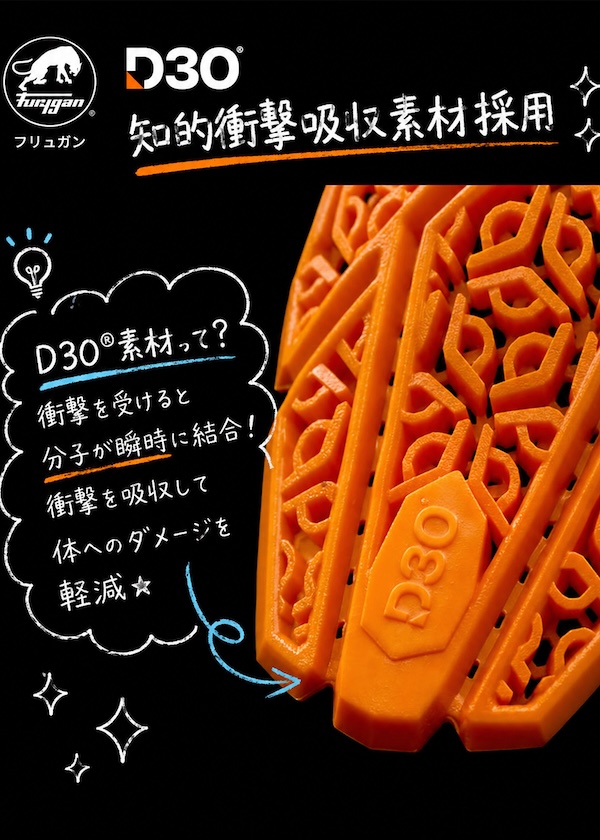 Furygan×D3O® スペクター｜プロテクター｜２りんかん