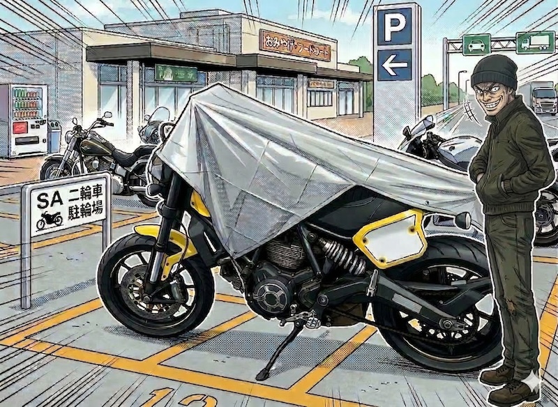バイクの猛暑対策|DM2_モトシェード|2りんかん