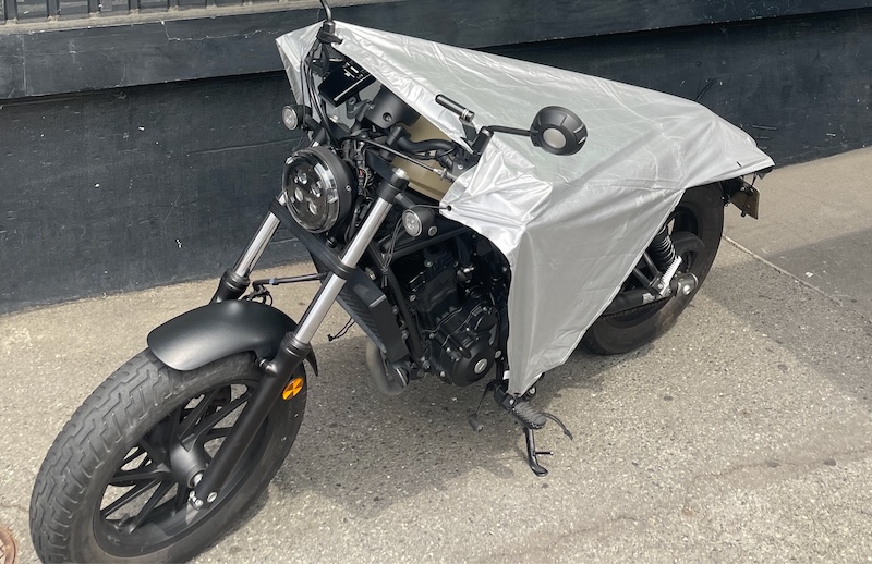 バイクの猛暑対策|DM2_モトシェード|2りんかん