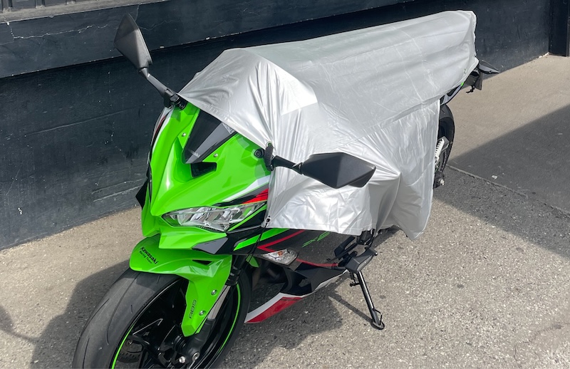 バイクの猛暑対策|DM2_モトシェード|2りんかん