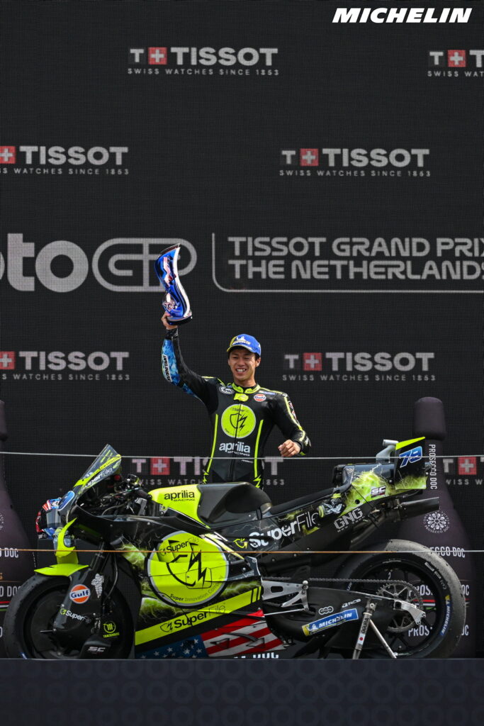 小椋藍選手 2026年MotoGP第10戦オランダGP MotoGPクラス 優勝記念