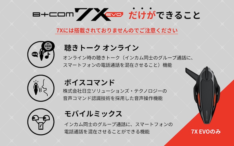 B+COM 7X EVO／B+COM 7X ご購入キャンペーン｜２りんかん