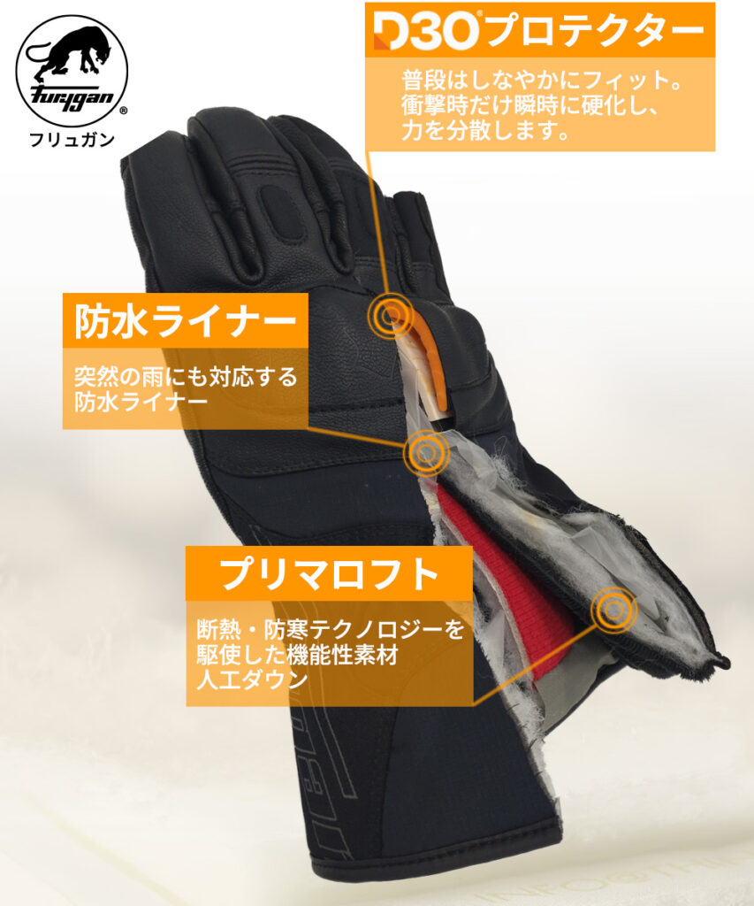 Furyganプリマロフトシリーズ×D3O® |TD SOFT&オスロ|2りんかん