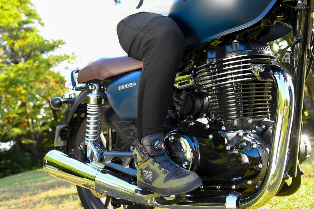 MOTORHEAD M2311 DRG ストレッチドライカーゴパンツ 着用イメージ