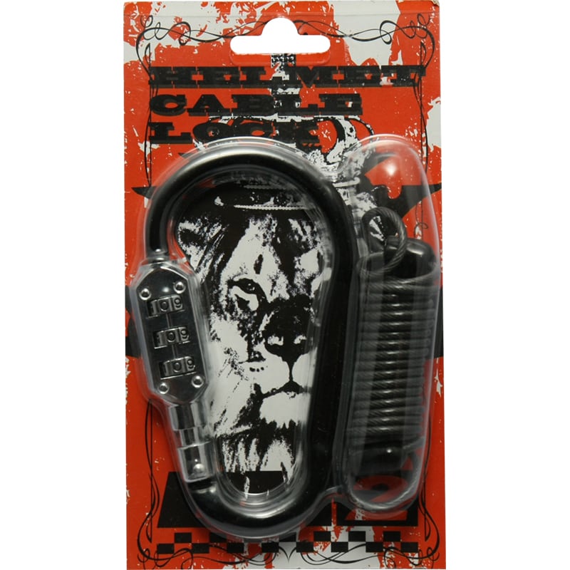 ヘルメットロックケーブル MH54-167-A1312 ブラック