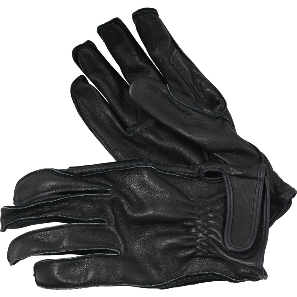 LEATHER GLOVE - Outside stitching