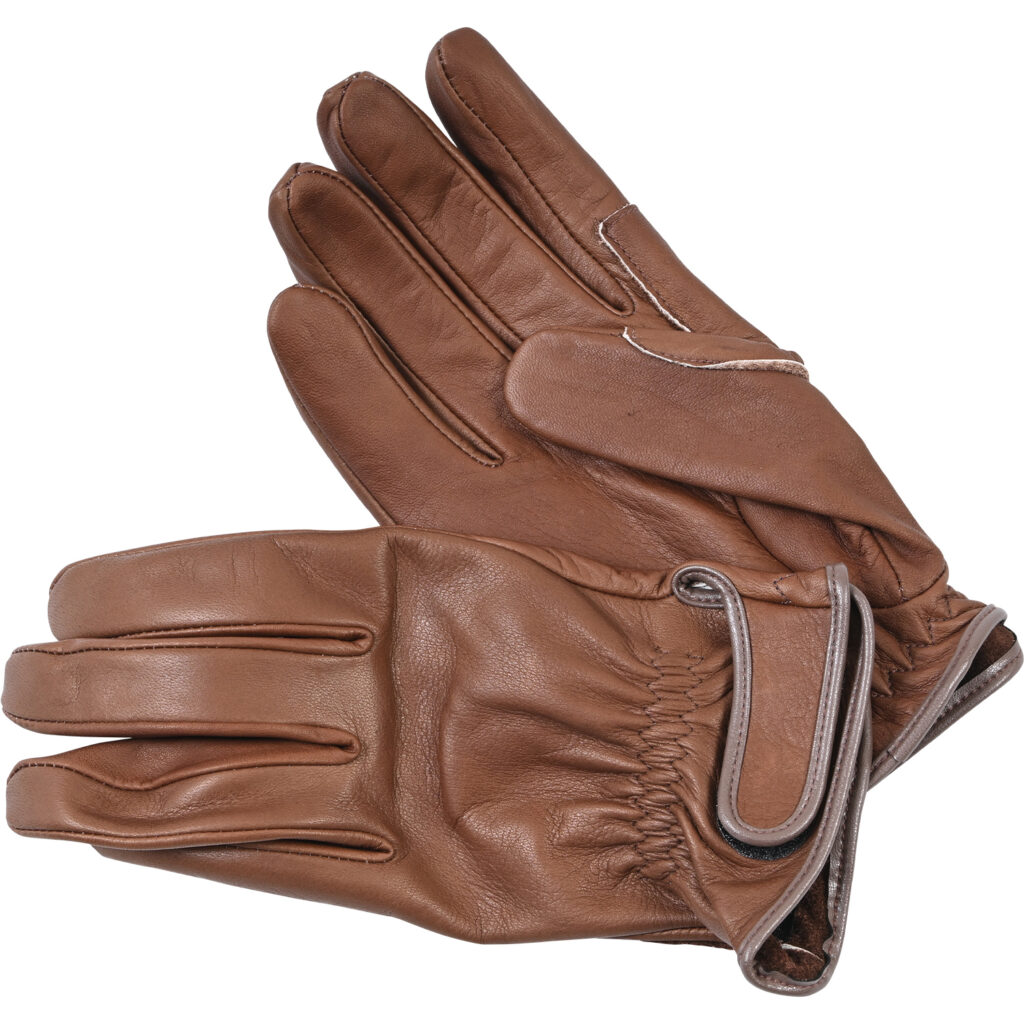 LEATHER GLOVE - Inside stitching
