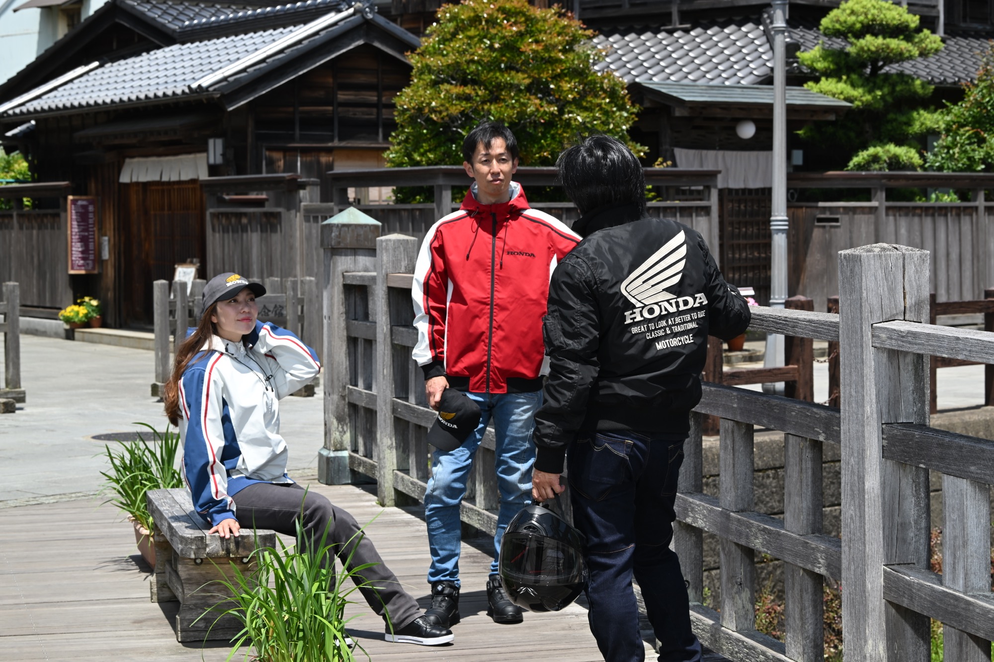 HONDA 3層ストレッチパーカ