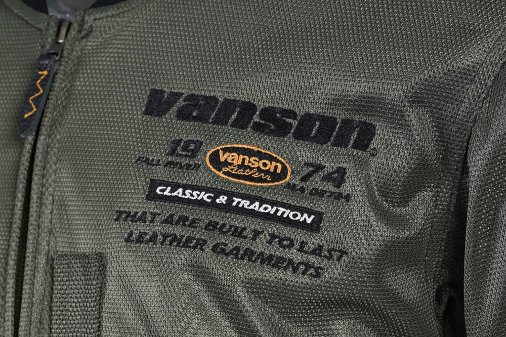 VANSON VS578RS-S2601-MA-1 MA-1 MESH JACKET
