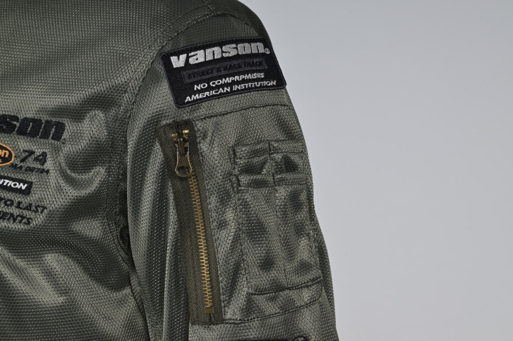 VANSON VS578RS-S2601-MA-1 MA-1 MESH JACKET