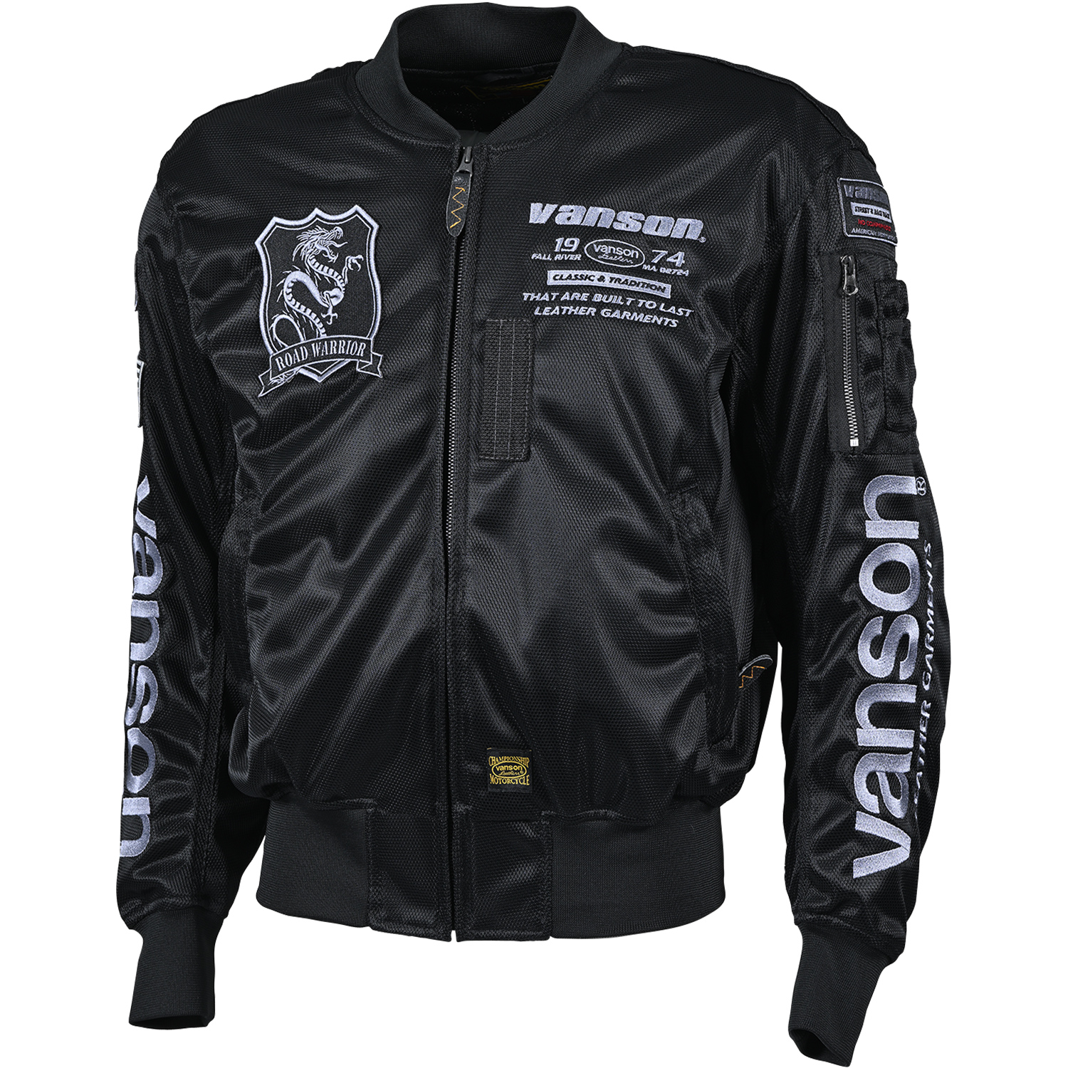 VANSON VS578RS-S2601-MA-1 MA-1 MESH JACKET