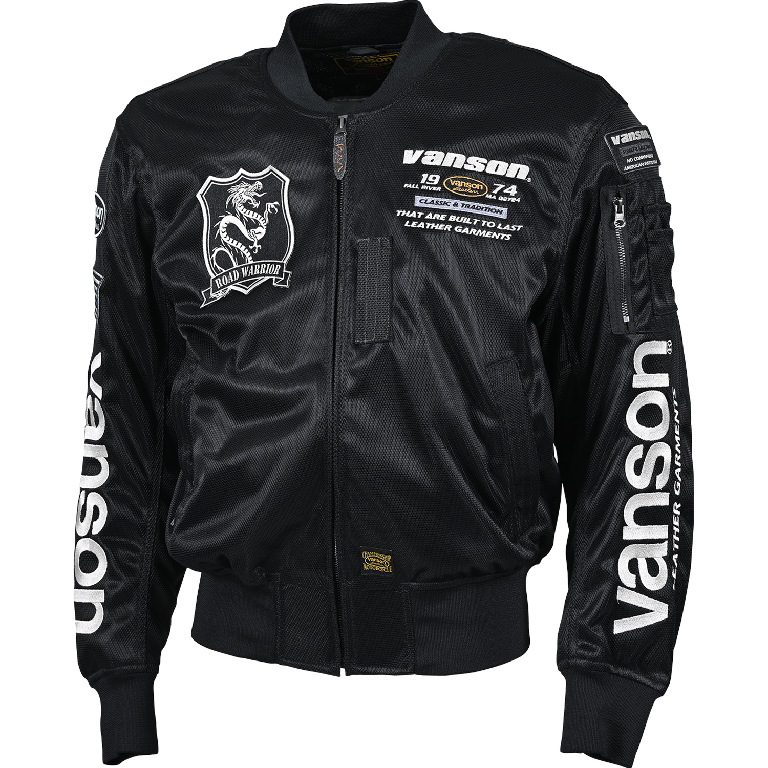 VANSON VS578RS-S2601-MA-1 MA-1 MESH JACKET