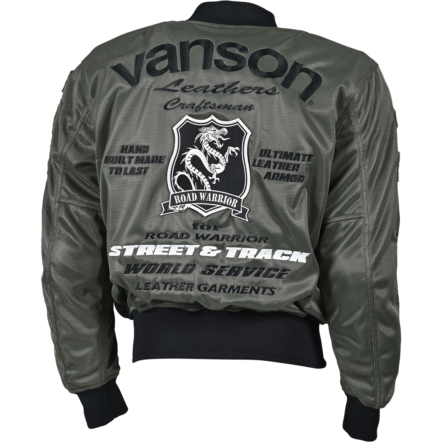 VANSON VS578RS-S2601-MA-1 MA-1 MESH JACKET