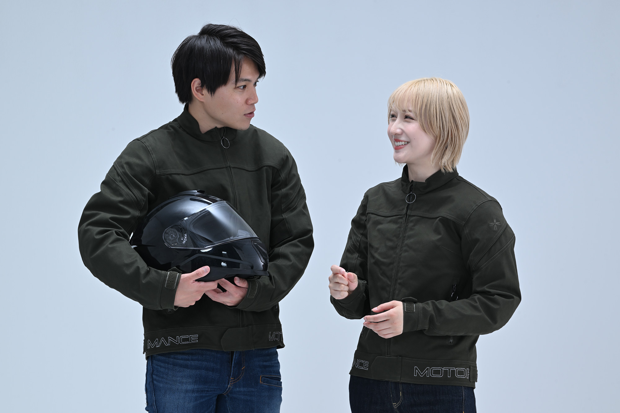 M-4 ストレッチコットンウォーム ライダースジャケット｜モーター