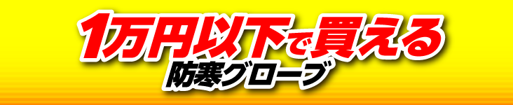 1万円以下で買える防寒グローブ
