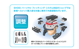 ショウエイパーソナルフィッティングシステム