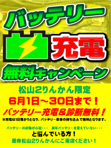 松山2りんかん バッテリー 充電 診断 無料